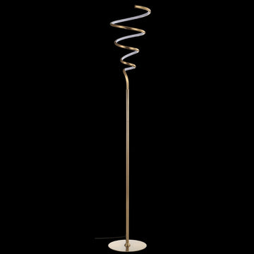 Scribble 60.5" Modern Dimmable Metal Integrated LED Floor Lamp - JONATHAN Y
